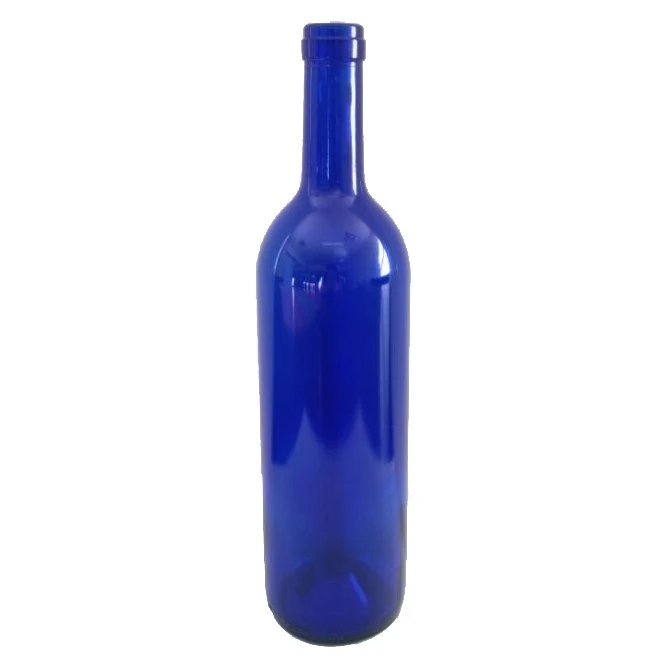 450 ml koboltinsininen lasinen olutpullo