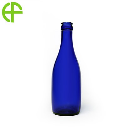 330 ml Sapphire Blue Qiyu kuohuviini vesilasipullo